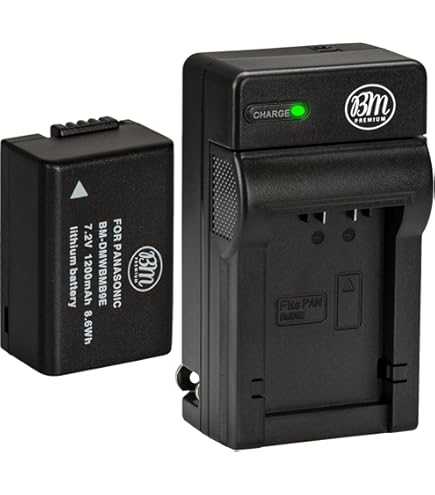 Amazon.com: BM Premium DMW-BMB9 Battery and Battery Charger for